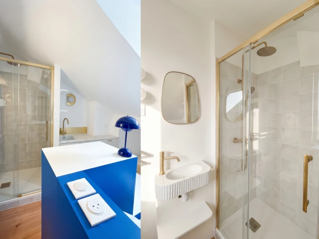 La nouvelle douche 