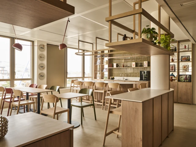 L'univers de la cuisine d&eacute;clin&eacute; jusque dans les d&eacute;tails - Les nouveaux bureaux Compass 