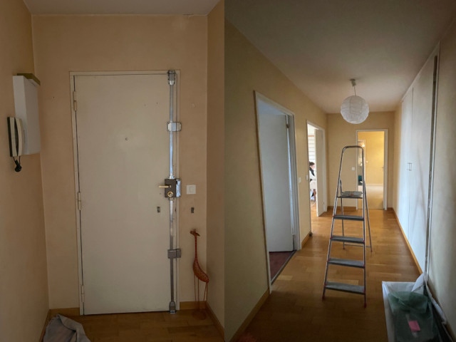 L'entr&eacute;e avant les travaux 