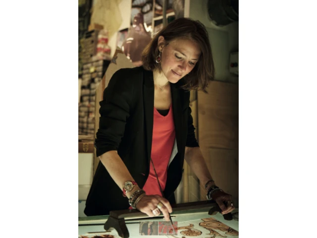 Peinture du vitrail pour la Maison de Famille Vuitton 