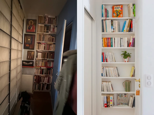 Vue avant/apr&egrave;s du d&eacute;gagement 