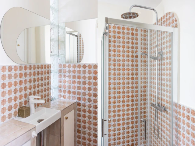 La salle de bain apr&egrave;s les travaux 