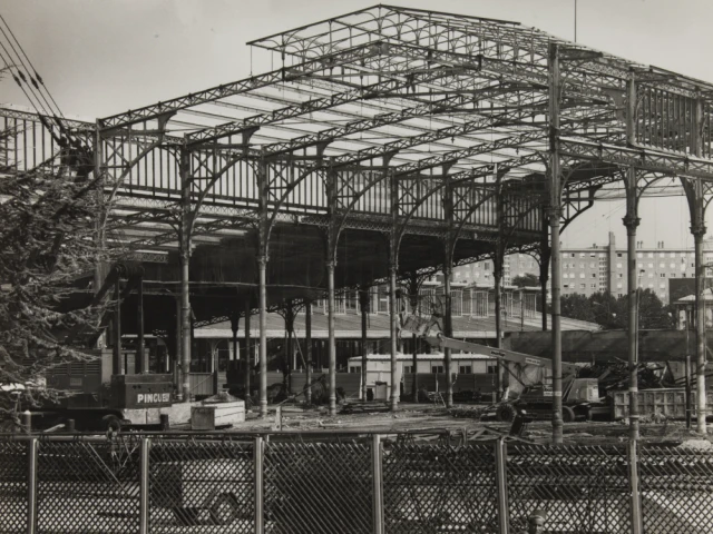 Démantellement de la Halle aux moutons
