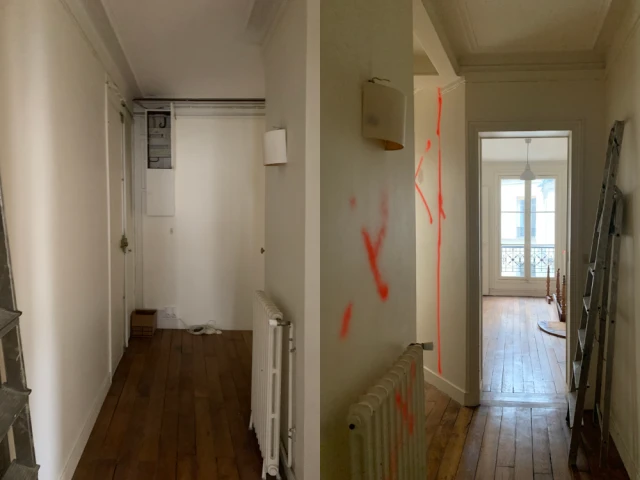 L'entr&eacute;e avant les travaux 