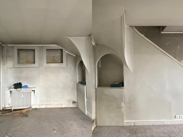 L'ancien escalier avant r&eacute;novation 