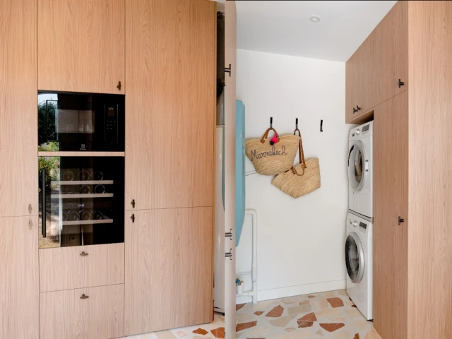 L'arri&egrave;re-cuisine apr&egrave;s les travaux 