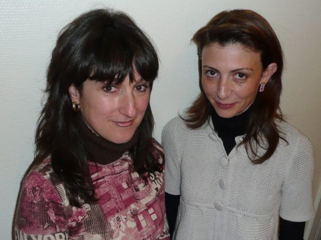 Muriel Carcagno (à gauche) et Stéphanie Leycuras.