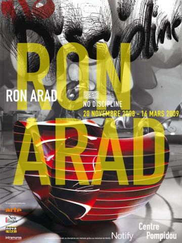 affiche exposition Ron arad