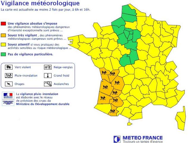 carte vigilance orange meteo france