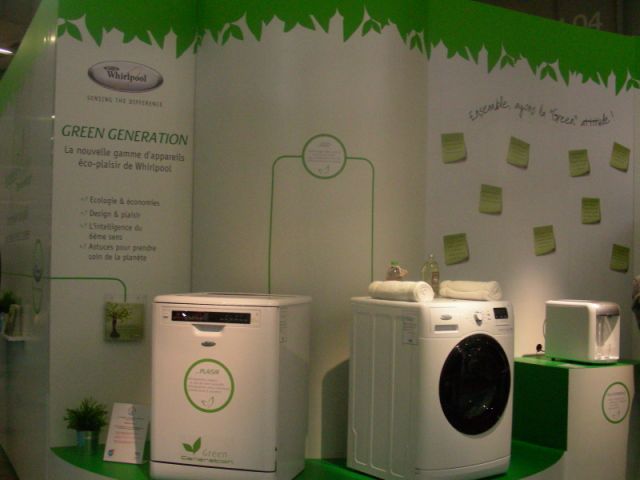 stand whirpool salon Planète durable