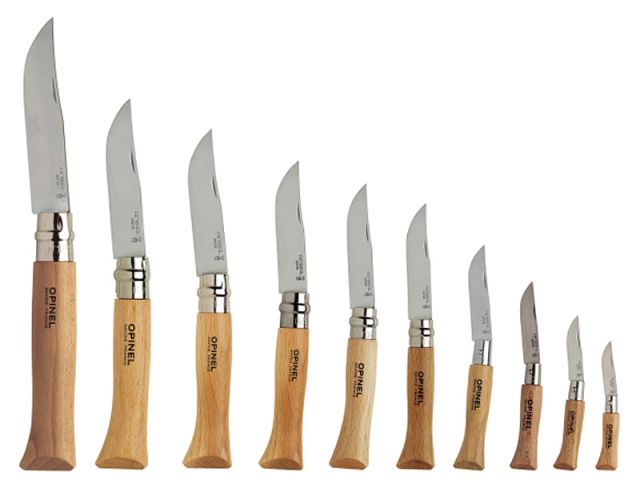 Les collections de couteaux Opinel