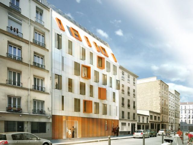 logement social à énergie positive dans Paris