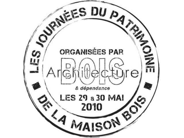 logo Journées patrimoine maison bois