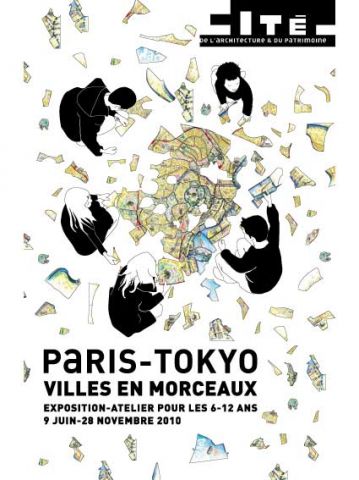 Paris-Tokyo, villes en morceaux, expo-atelier pour enfants 