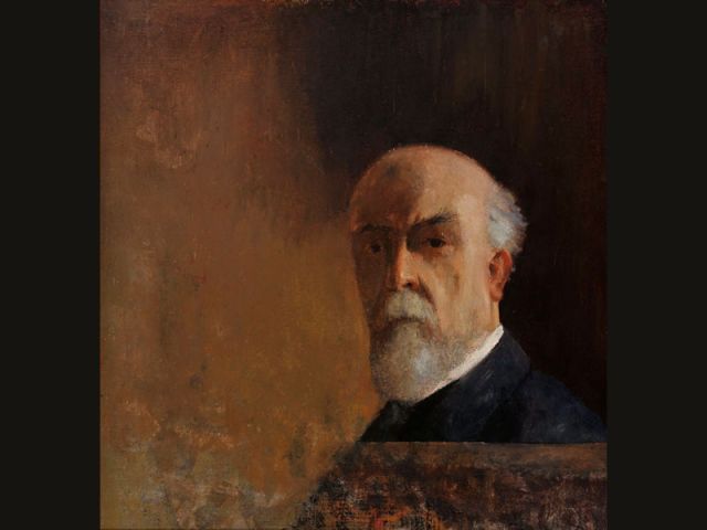 <i>Autoportrait</i>, vers 1910. Huile sur carton, 56x52cm. Collection particulière.