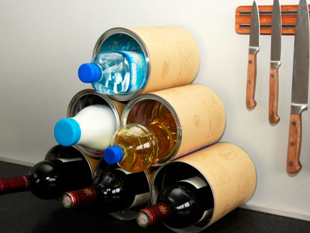 Petit tuto pour la réalisation de ce rangement pour bouteille de vin