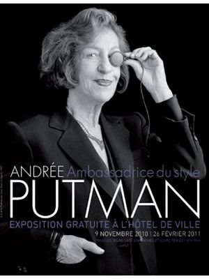 Andrée Putman, affiche de l'exposition à Paris