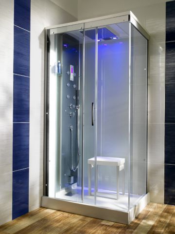 Cabine de douche combiné hammam