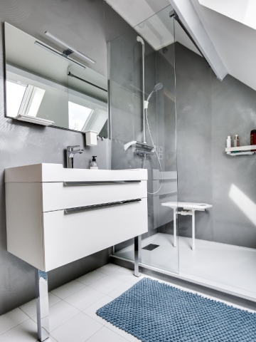 Une douche sur-mesure