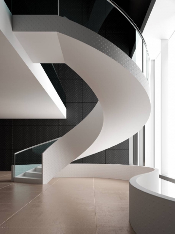Surface texturée pour un escalier