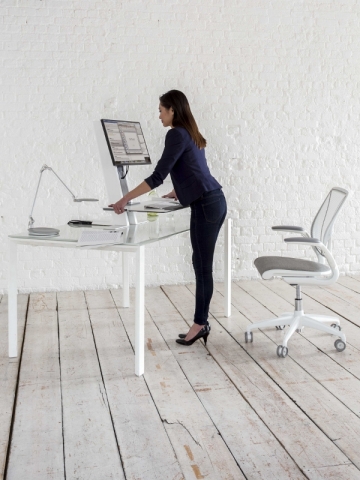 Un bureau "assis-debout" signé Humanscale