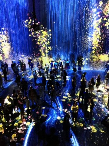 teamLab : Au-delà des limites, une expérience immersive et interactive