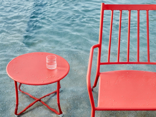 Salon de jardin Corail, structure en acier époxy, à partir de 30 &euro;