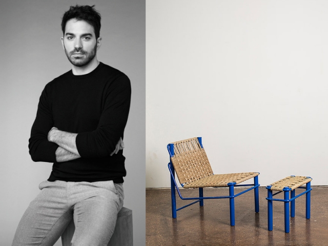 Carlo Massoud et son fauteuil Ray