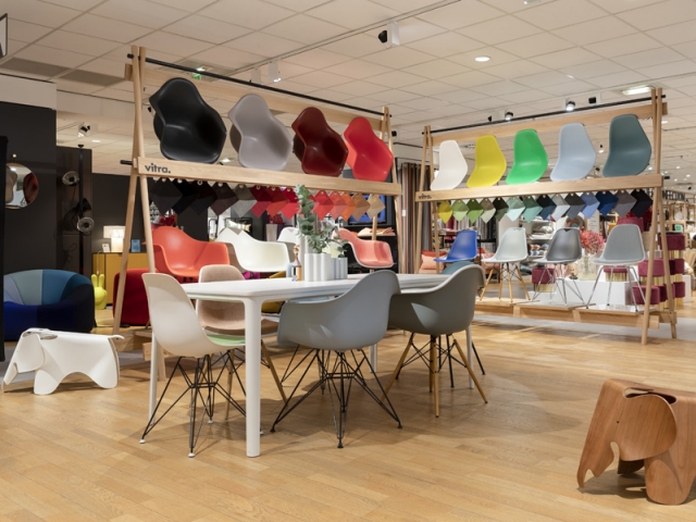 Le pop-up store Vitra au BHV-Marais à Paris