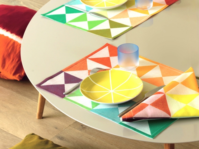 Linge de maison, set origami
