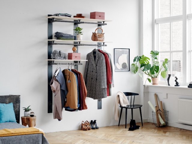 Portant à vêtements : 26 idées déco pour vos habits  Idées chambre, Portant  vetement, Idée de décoration