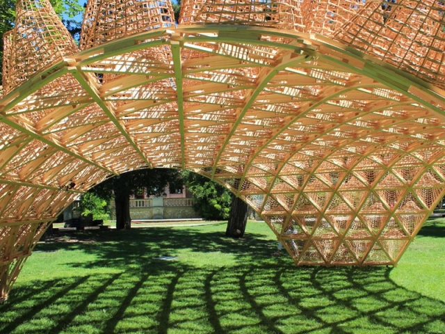 Wicker Pavilion, de Didzis Jaunzems (Lettonie) pour Annecy Paysages 2020