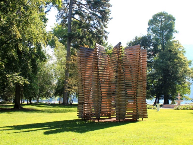 Pavilion Uguns, de Didzis Jaunzems, pour Annecy Paysages