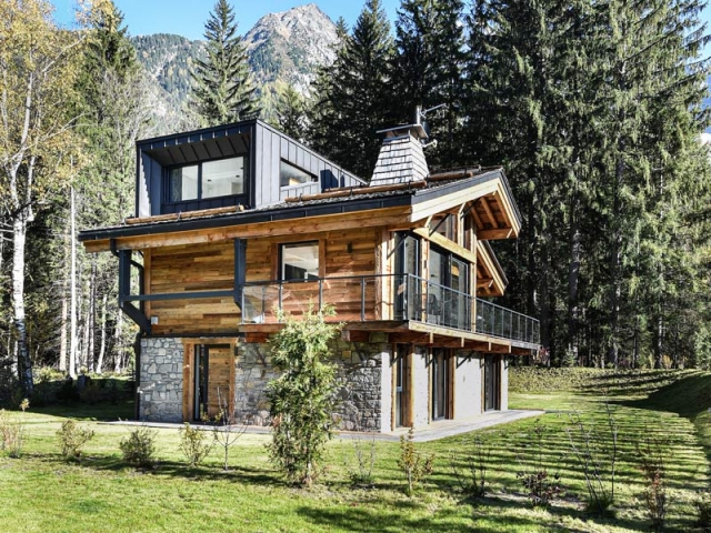 Chalet Bois Et Pierre