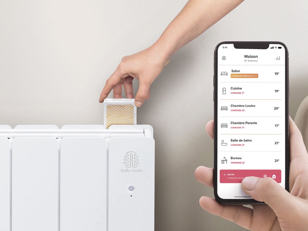 Solution chauffage connecté Muller Intuitiv with Netatmo