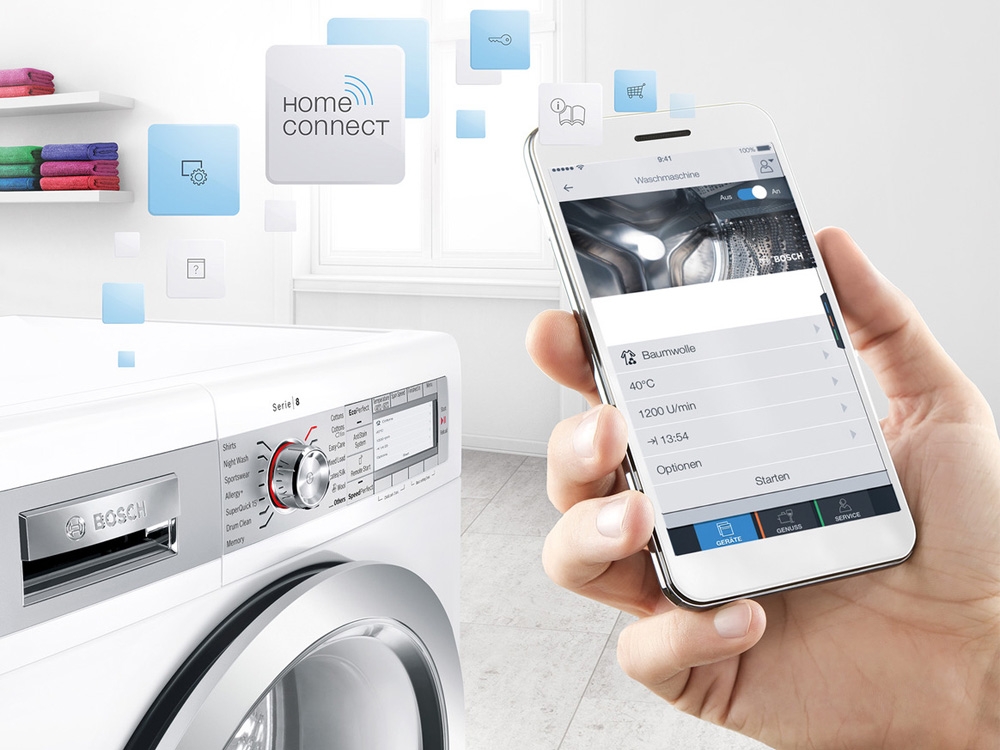 Electroménager connecté - Application Home Connect de Bosch