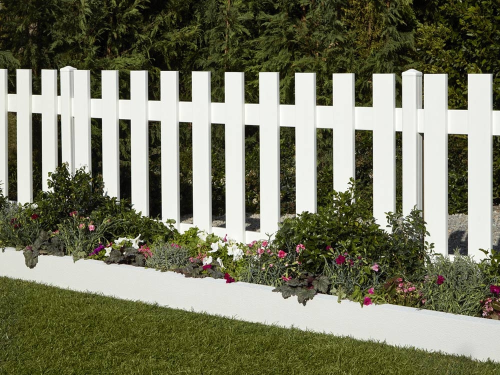 Clôture en bois, PVC pour maison et jardin - Fabrication française