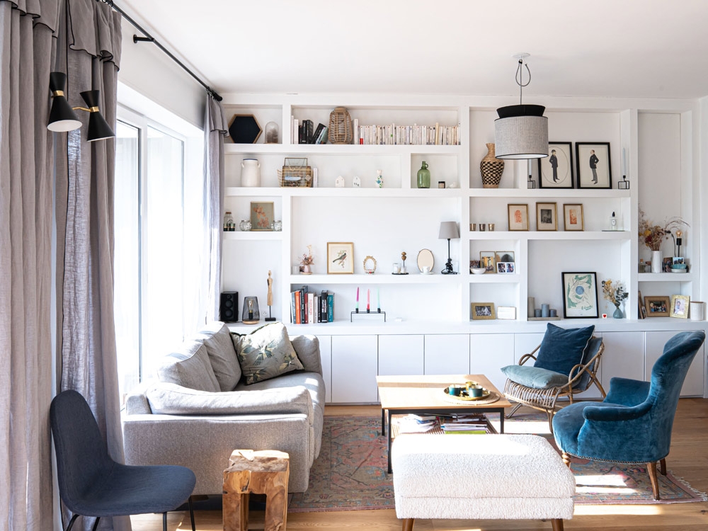 1 intérieur astucieusement réorganisé pour créer une chambre en plus