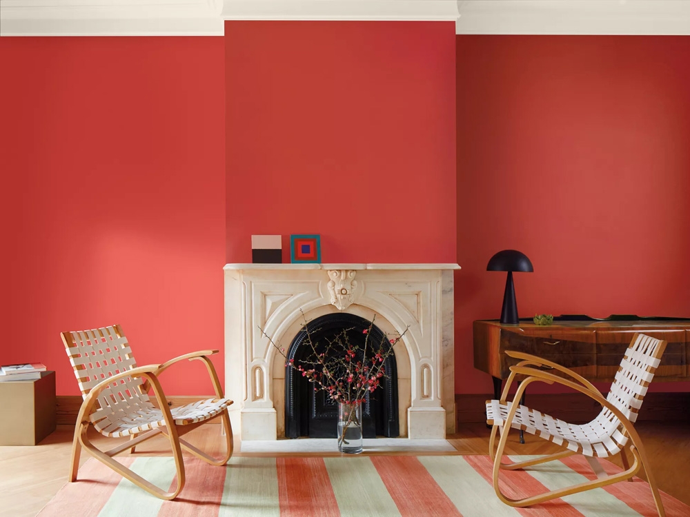 Raspberry Blush, couleur de l'année 2023 chez Benjamin Moore