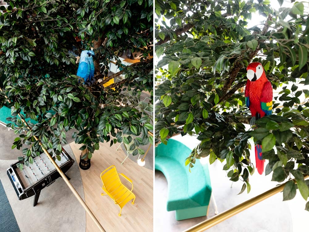 Les oiseaux exotiques de Lila Poppins, Terminal 2E Hall L