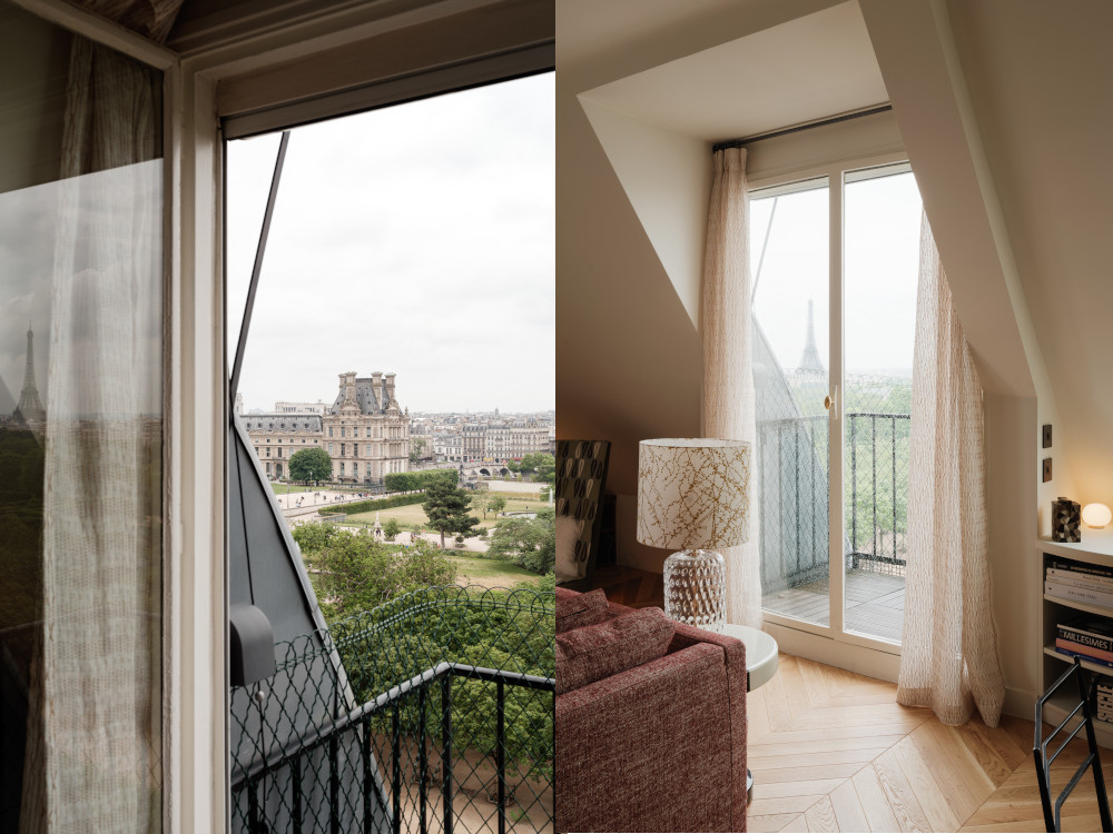 Cet appartement bénéficie d'une vue imprenable sur Paris