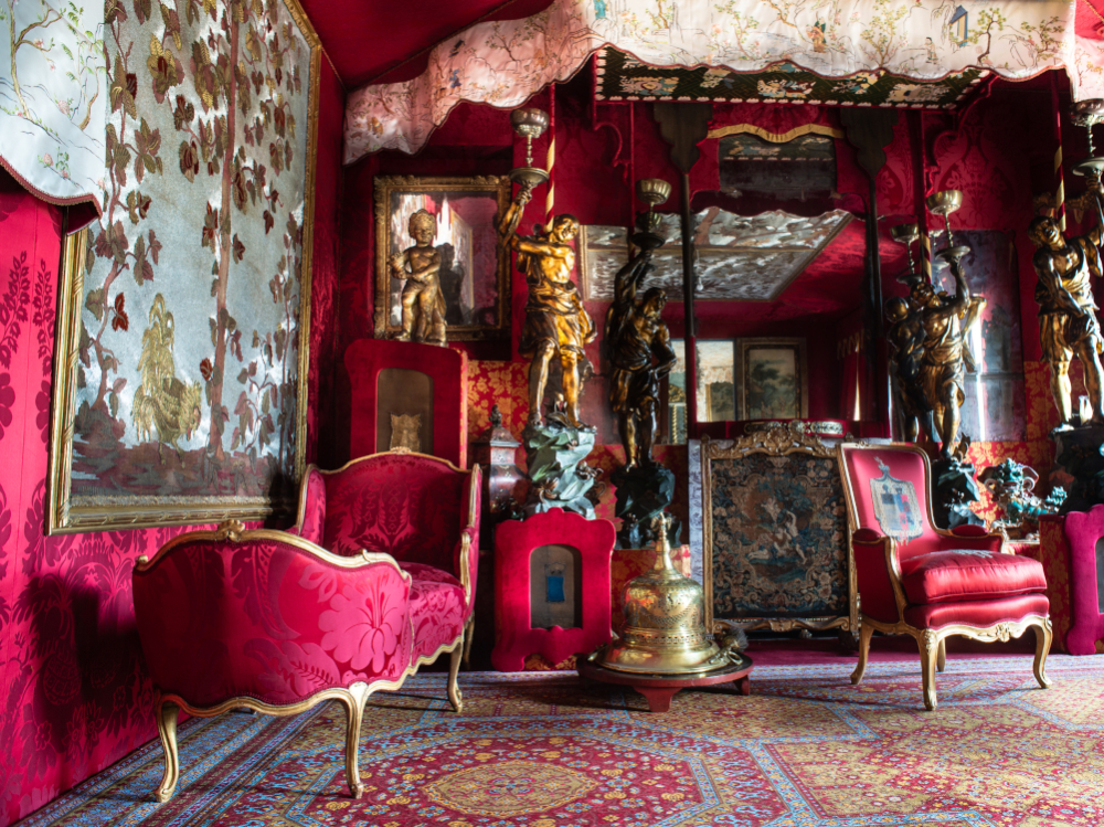 Le salon rouge à Hauteville House