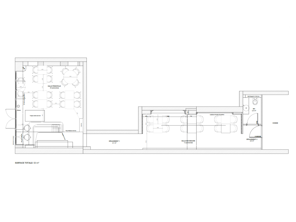 Plan apr&egrave;s les travaux 