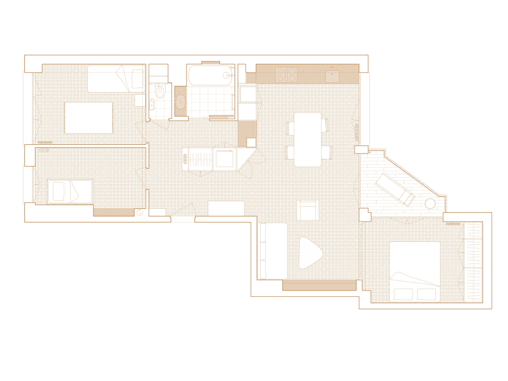 Plan apr&egrave;s les travaux 