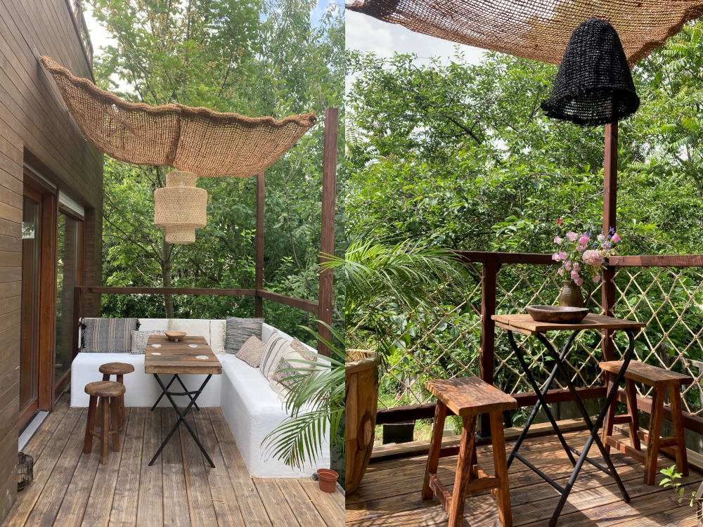 La terrasse apr&egrave;s les travaux 