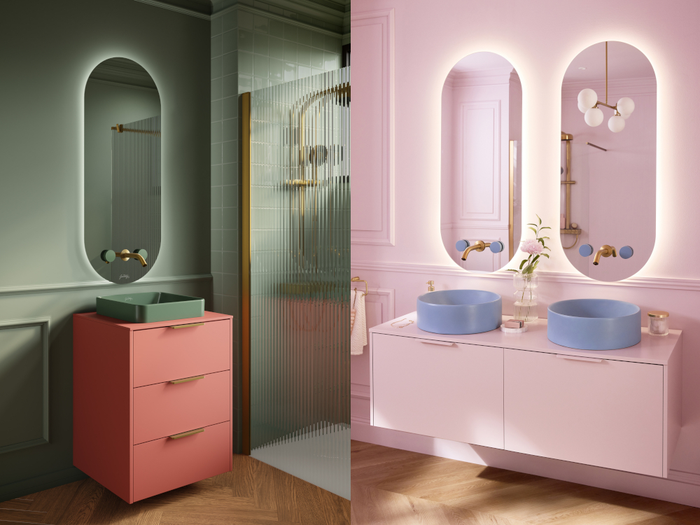 Vasques color&eacute;es