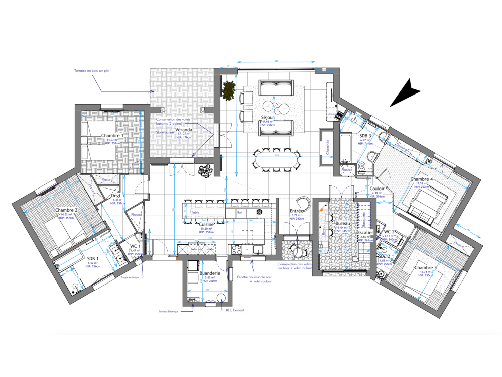 Plan apr&egrave;s du projet 