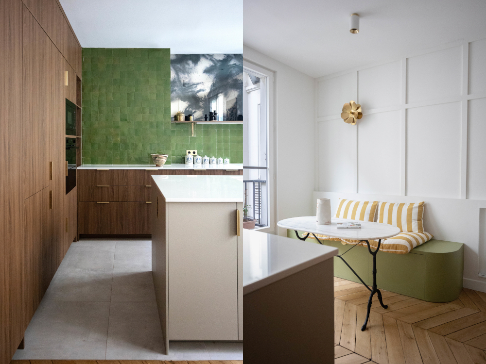 La cuisine apr&egrave;s les travaux 