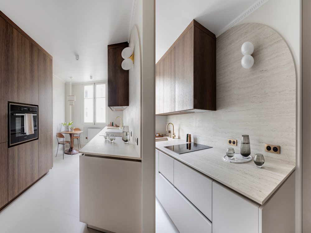 La cuisine apr&egrave;s les travaux 