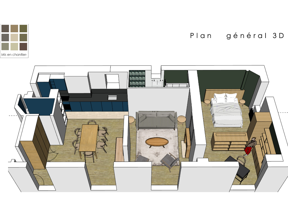 Plan apr&egrave;s travaux 